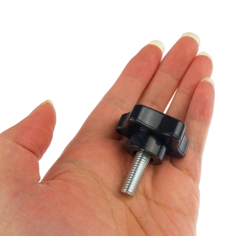 Kasteco 2 Pack M8 x 20mm (5/16"" x 13/16"") Thread Replacement Star Hand Knob Tightening Screw - Image 4